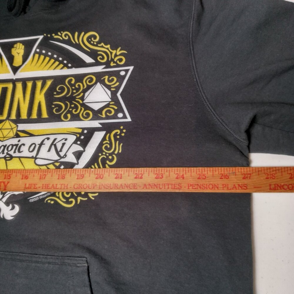 Dungeons And Dragons Monk The Magic Of Ki Sweatshirt Men 2XL Black Hoodie Gamer - Picture 6 of 15